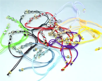 Novo seml-flnlshed produtos estilo coreano mão-tecidos de contas de vidro dly pulseira de fábrica dlrect jóias pulseira para homens e mulheres