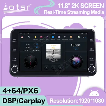2 Din Android 9.0 Para o Toyota Corolla 2019 2020 Estéreo GPS Navi Carplay Tela Multimídia Vídeo Player Radio Áudio Auto Chefe da Unidade de