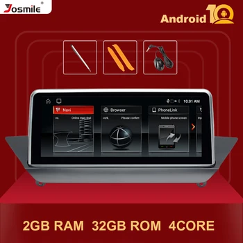 Tela IPS 2G de RAM Android 10.0 Car Multimedia player Para o BMW X1 E84 CIC 2009-2015 GPS de Navegação Unidade de Cabeça Estéreo 4G Wifi, BT