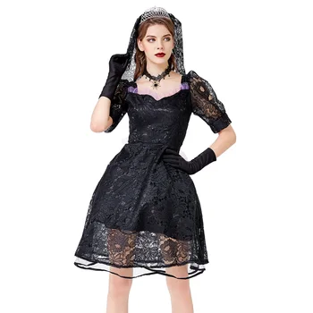 Traje de Halloween para as mulheres Bruxa, Vampiro Cosplay Traje de Halloween mujer desempenho de roupas Para Festa