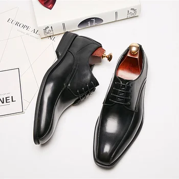 Novo japonês sapatos de couro para homens e senhores desgaste formal de homens sapatos de couro para negócios, lazer único sapatos para o office