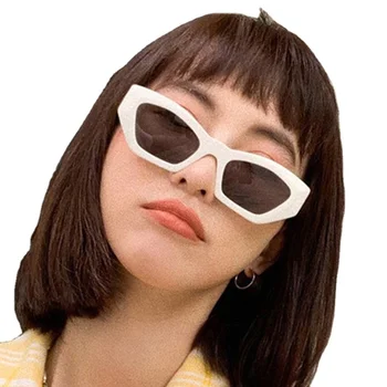 O Design Da Marca Retro Pontos De Óculos De Sol Feminino Senhora De Óculos Da Moda De Nova Retângulo Vintage, Óculos De Sol Das Mulheres De Olhos De Gato Driver De Óculos